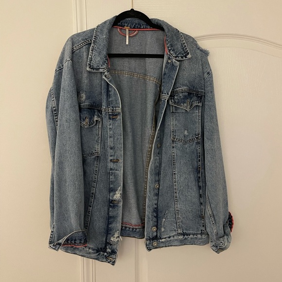 Free People Oversized Denim Jacket